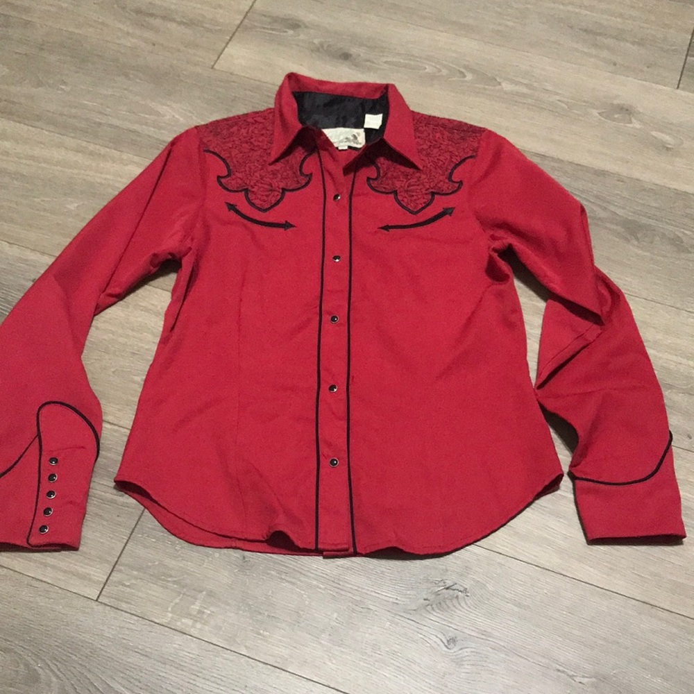 Cowgirl button down